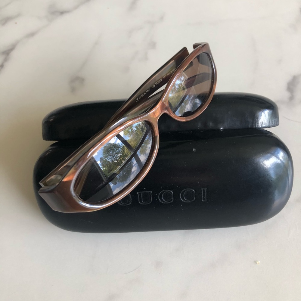 Brown Gucci Sunglasses